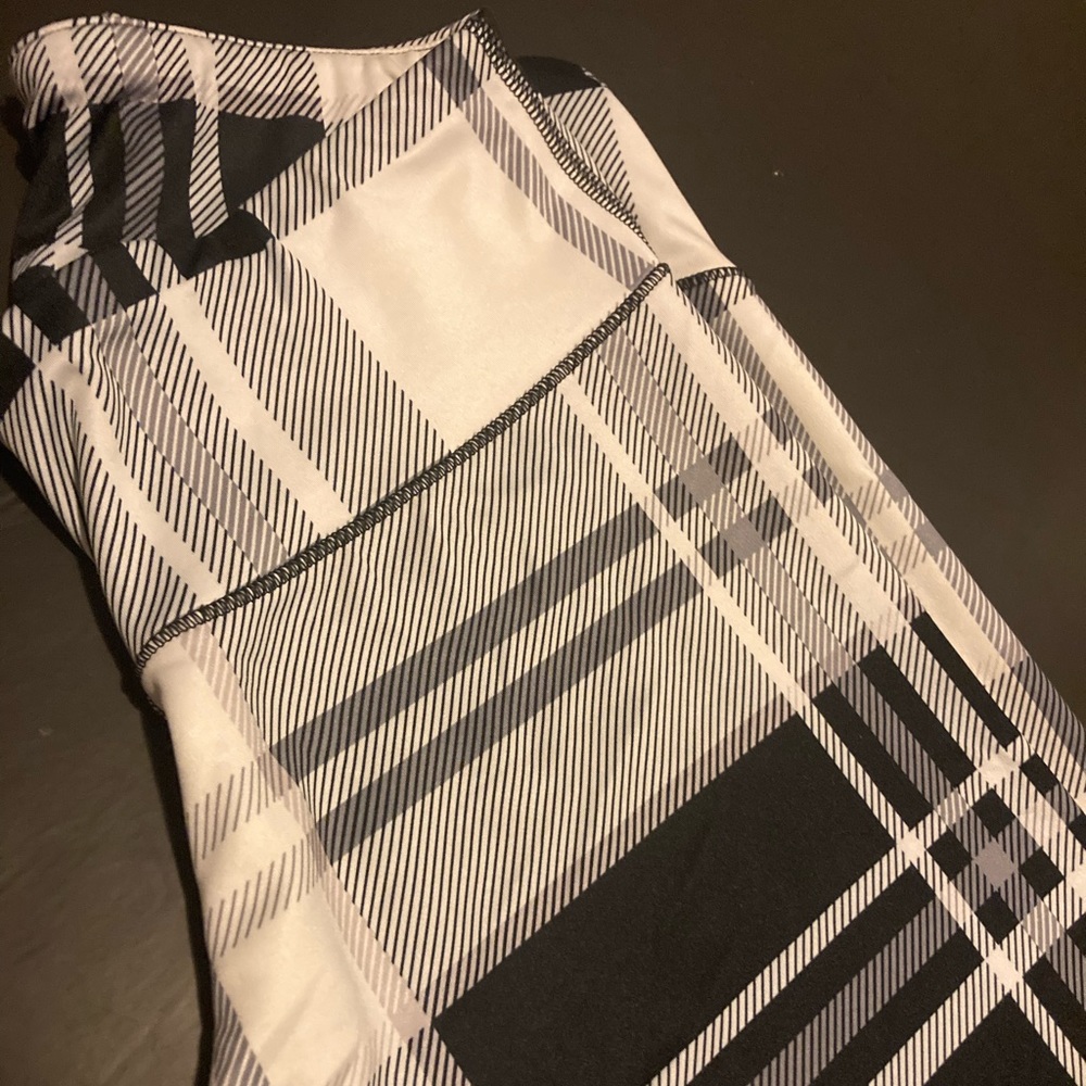 Reebok Playdry Plaid Leggings